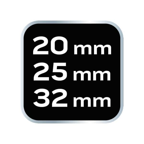 Svetsmaskin för plastpipor 700W, 3 manschetter