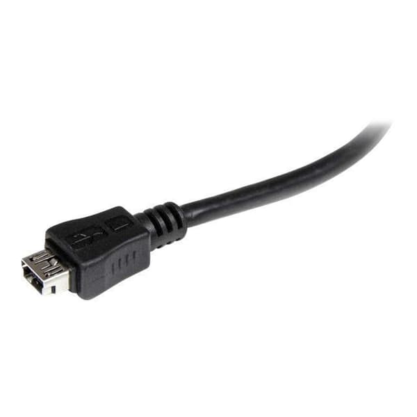 Mikro USB till Mini USB adapterkabel - STARTECH - 15 cm - Synkronisering - Laddning - Svart