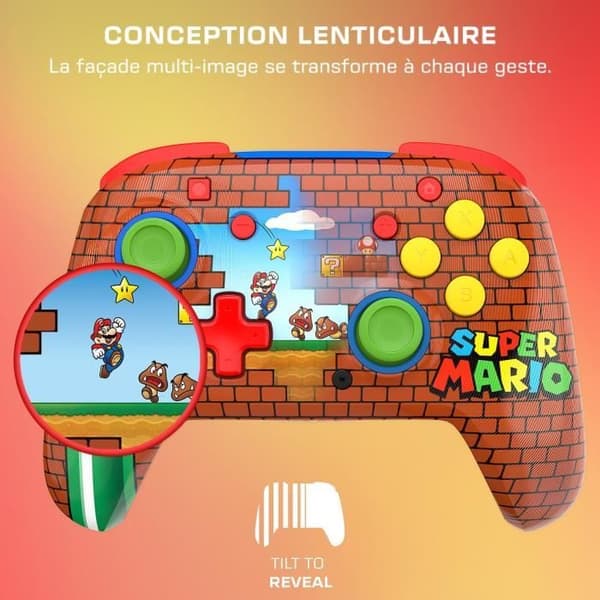 Spelkonsol - Nintendo Switch - Rematch Mario Bricks - Trådlös - Röd - Turtle Beach