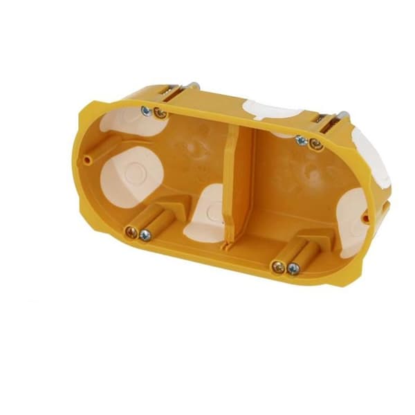 Inbyggnadsbox för 2 platser, djup 40mm, lufttät