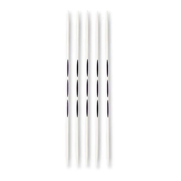 PRYM Ergonomi - Dubbelspetsiga stickor 20 cm, 5-pack - 8 mm