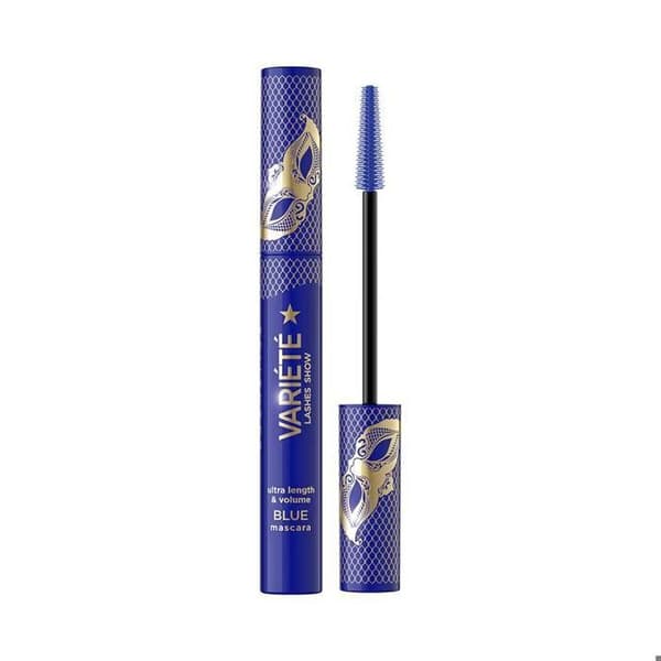 Mascara - EVELINE - Eveline Variété Lashes Show - Blå - Lätt applicering - Ej vattenfast