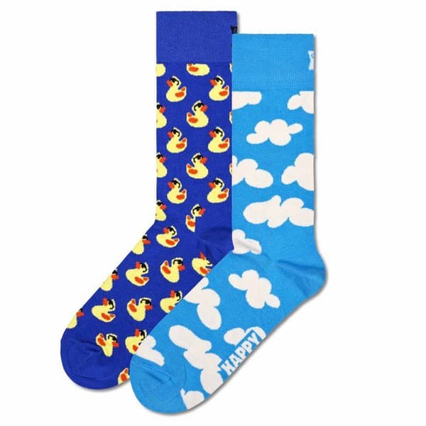 Happy Socks Strumpor Mix - ,Paket med 2,2-Pack Klassiska Crew