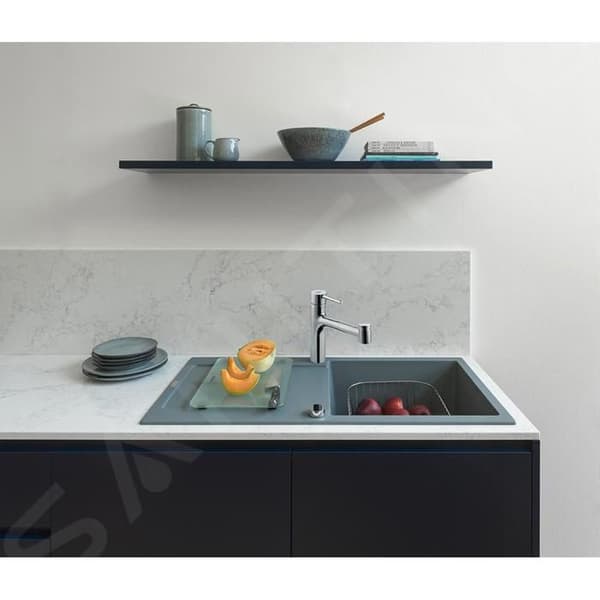 Diskho - Franke - Centro - Utdragbar dusch - Krom - Vattenbesparing