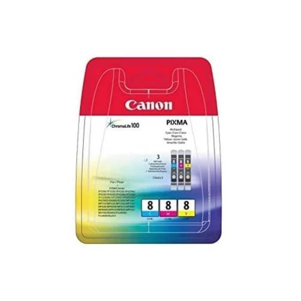 CANON CLI-8 cyan/magenta/gul bläckpatron 3 st