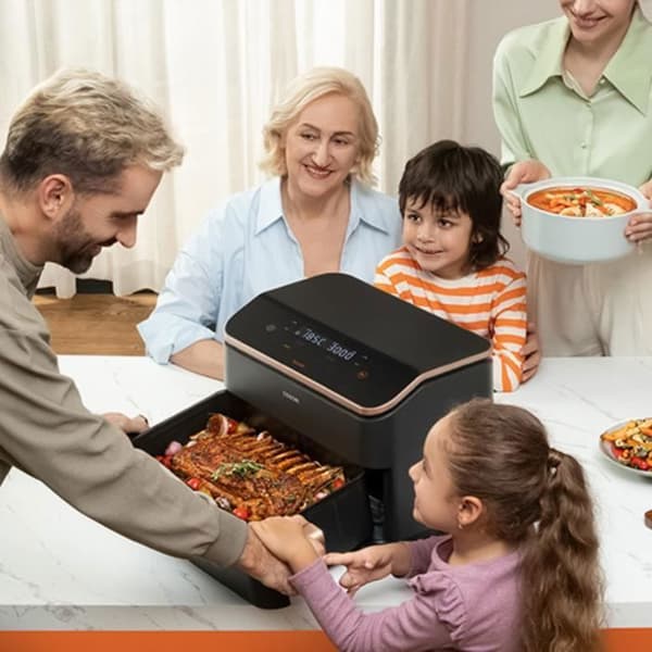 Luftfritös - COSORI - TwinFry™ Chef Edition - 10L - 2800W - Svart