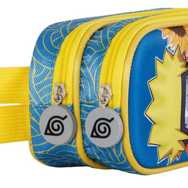 Trousse Dubbel 3D - Naruto Fred - Flerfärgad - One Size