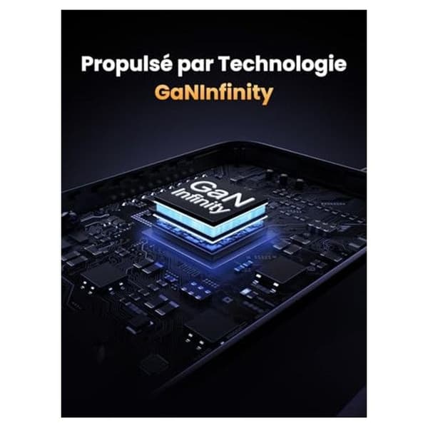 USB-C-laddare 65W - UGREEN - Nexode 65W - GaNInfinity - 3 USB-C-portar - Kompakt