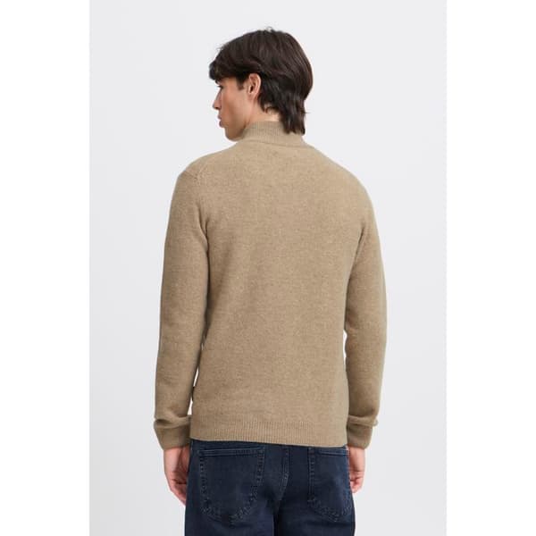 Pull tröja i lammull halv-zip Casual Friday Karl