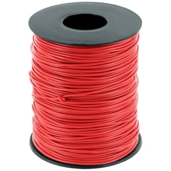 econ connect KL014RT100 Koppartråd 1 x 0.14 mm² röd 100 m