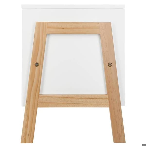 Barnförvaringslåda vit 33x40cm - Atmosphera Inredningsdesigner