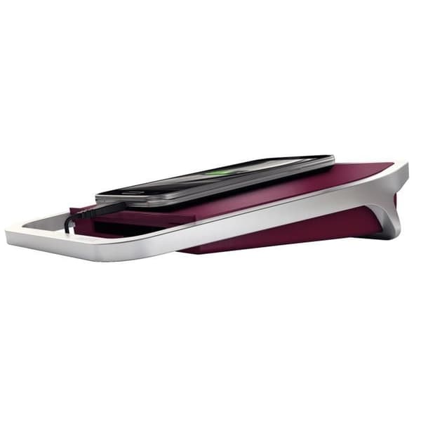 LEITZ - Laddstation Stil 2 USB-portar - röd