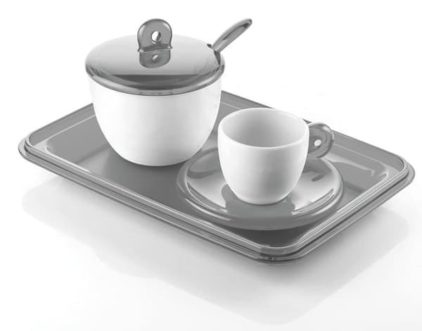 Rektangulär ostlåda - HAIER - 35602663 - Porslin - 300 ml - Vattentät