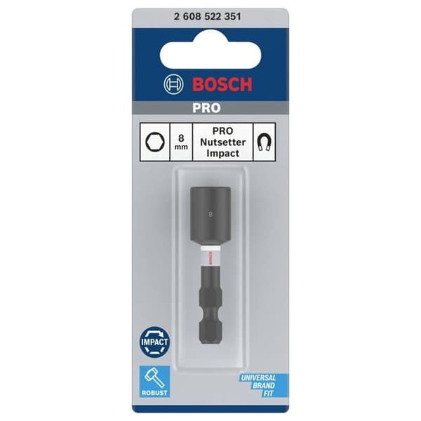 Bosch Tillbehör 2608522351 Duttdel 8 mm 1/4