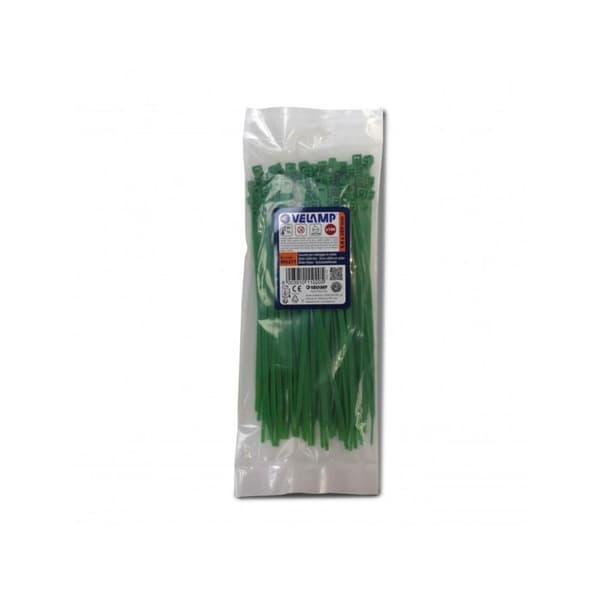 Nylon kabelklämmor 4,8 x 200 - Förpackning om 100 - VELAMP