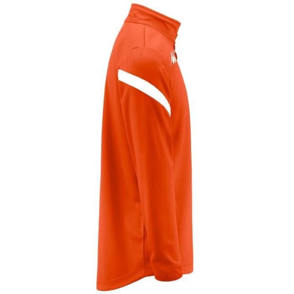 Sweatshirt Dolvole för Kille - Orange, vit