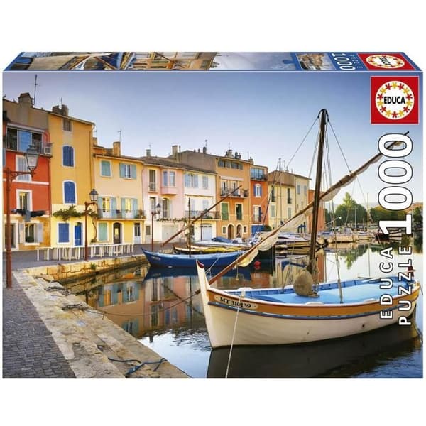 Pussel 1000 Bitar: Hamnen i Martigues, Provence