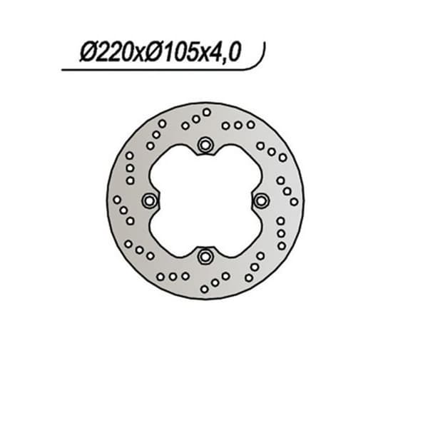 Fast motorcykelbromsskiva NG Brake Disc DIS451