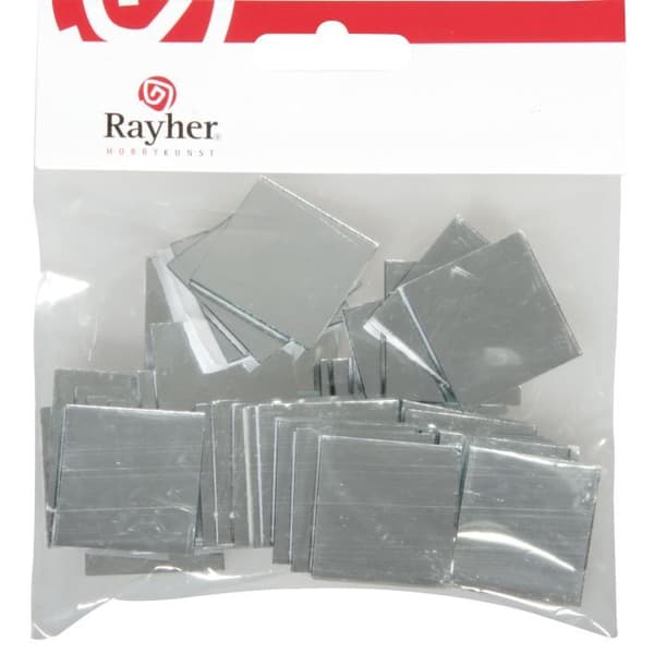 Självhäftande spegelmosaik - 3x3 cm - Rayher