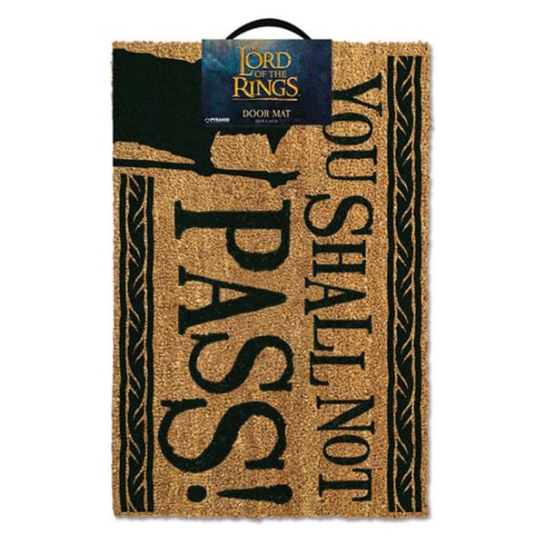 Doormat - Pyramid International - Du ska inte passera - 40 x 60 cm - Svart - Rektangulär