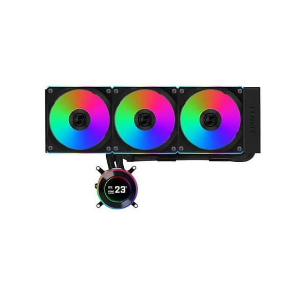 Vattenkylning - Lian Li - HYDROSHIFT II LCD-C 360CL - LCD-skärm - ARGB - Svart