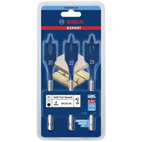 Borrset - Bosch - 13 delar - HårdKeramik - Multikonstruktion - SelfcutSpeed
