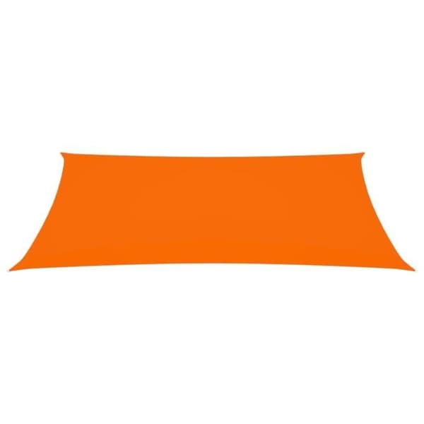 vidaXL Solskydd Däckväv Oxford rektangulär 4x7 m Orange
