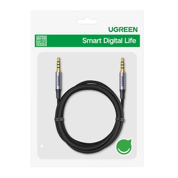 Kabel Jack 3,5Mm Aux Ugreen 1.5M (Svart)