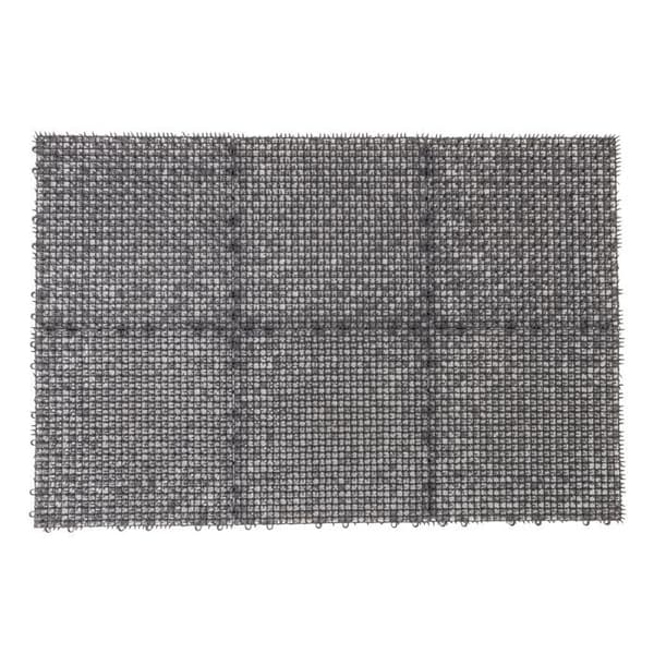 Grå WERKA PRO 30 x 30 cm syntetiska gräsmattor