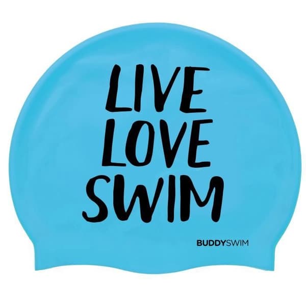 Silikonbadmössa - BuddySwim LLS - Blå - One size - Komfort & hög synlighet