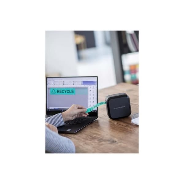 Etikettskrivare - Brother - P-Touch Cube Plus - Bluetooth - Litiumjonbatteri - 24 mm