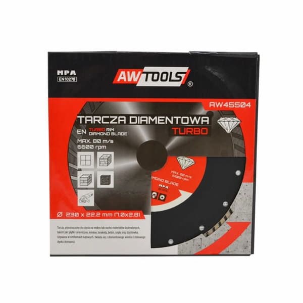LAME DIAMANT AWTOOLS 115x22,2 / TURBO