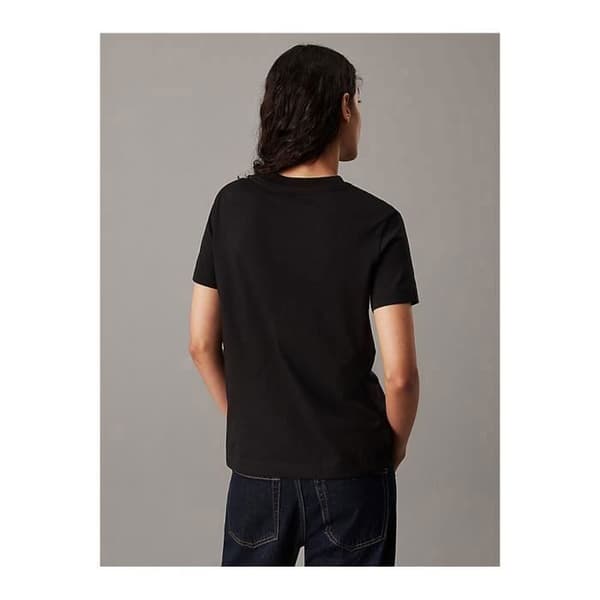 TShirt MC bomullsbroderad logotyp - Calvin klein - Dam