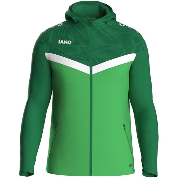 Huvtröja full zip Jako Iconic
