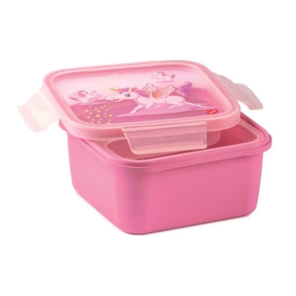 Lunchlåda - Snipslock - 795 - Enhörning - 0,80 l - Rosa - Barn