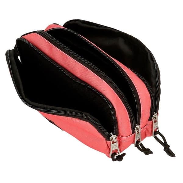 Trippel necessär - PEPE JEANS - 63247A4 - Polyester - Rosa - 22 x 10 x 9 cm
