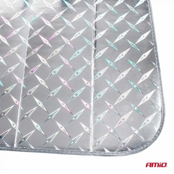 Fällbart solskydd för bilfönster 145x70 cm AMIO-02908