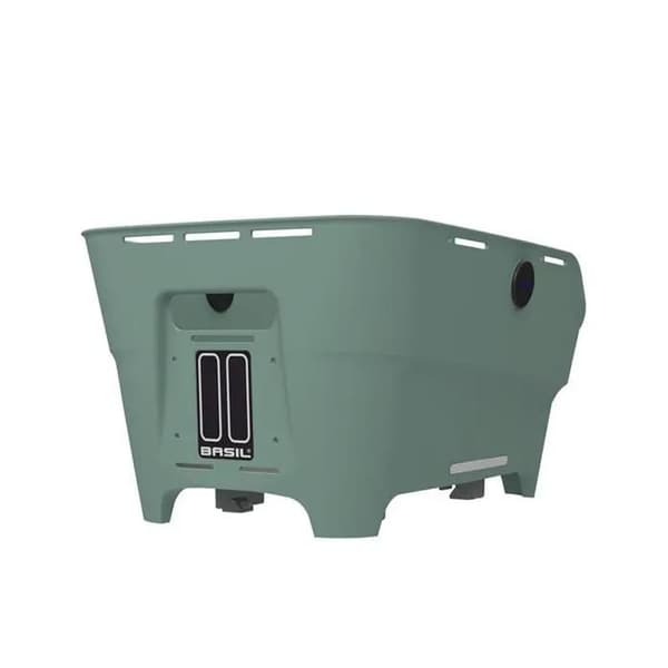 Bakväska för cykel - BASIL - Cento Neo - 21 L - Grön/Silver - WSL-system