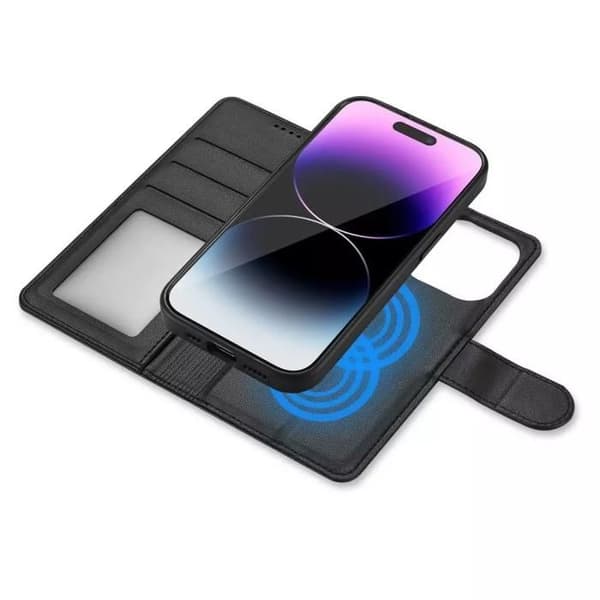 Skydd för iPhone 13 - Tech-Protect - Plånbok MagSafe - Ekoleder - Mjuk - Magnetisk