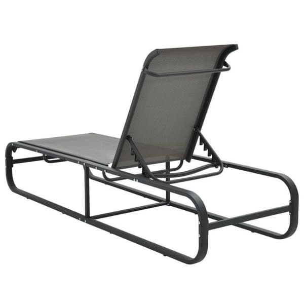 vidaXL solstol i aluminium och textilen