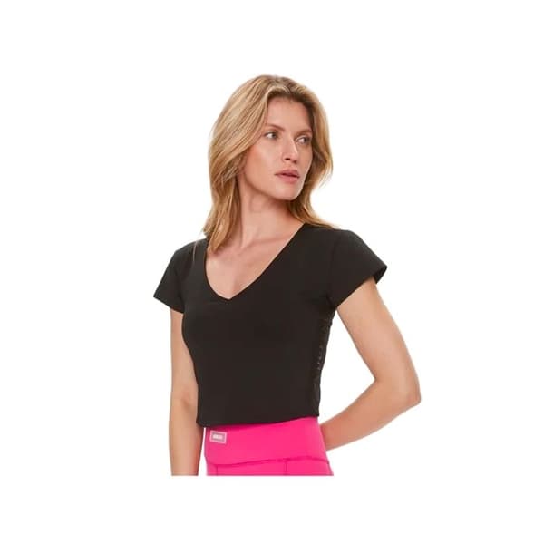 T-shirt Guess Dam Giulia Svart Bomull