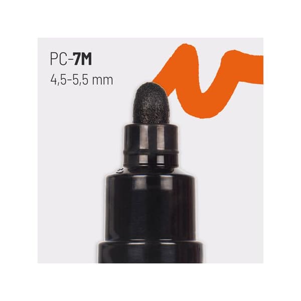 Marqueur - POSCA - PC7M - Brun - Stor konisk spets - Opaque