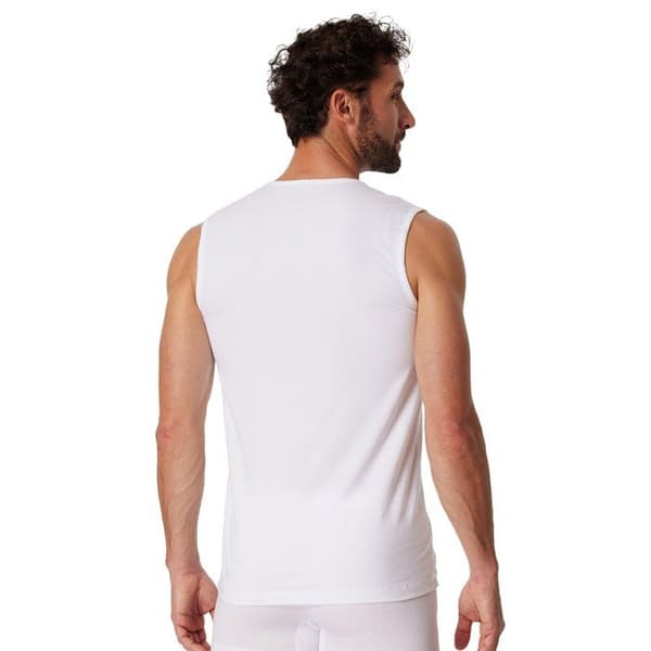 SCHIESSER T-shirt för herr - enfärgad, 2-pack, 2PACK linne