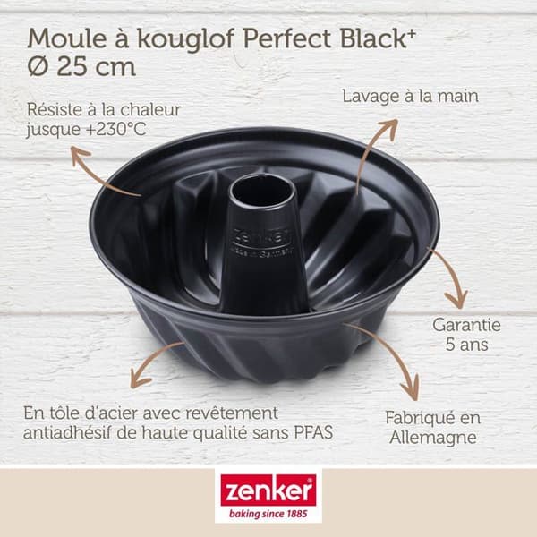Kouglofform 25 cm Zenker PerfectBack+