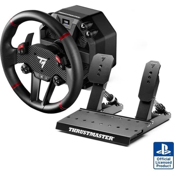 Ratt med bas + pedal - THRUSTMASTER - T598 P - Direkt Axial Drive - PC, PS4, PS5