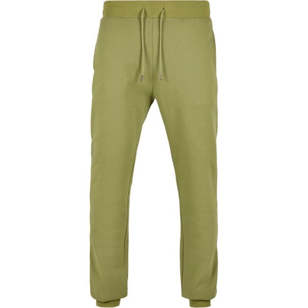 Joggingbyxor - Urban Classics - Basic - Olivgrön - Ekologisk bomull - Regular fit
