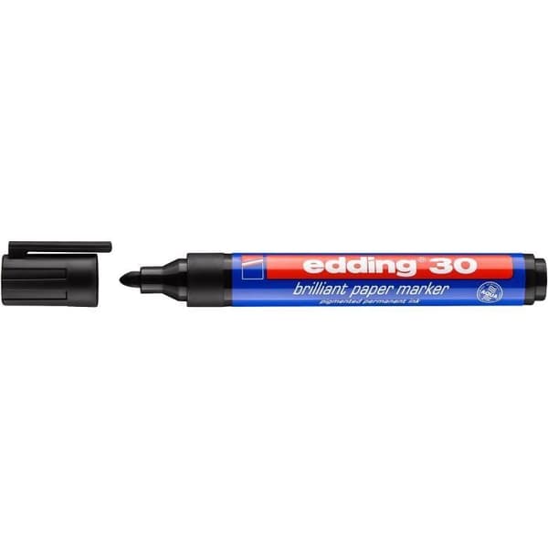 Marker - EDDING - 4-30001-10 - 10-pack - Glossig bläck - 1,5-3 mm