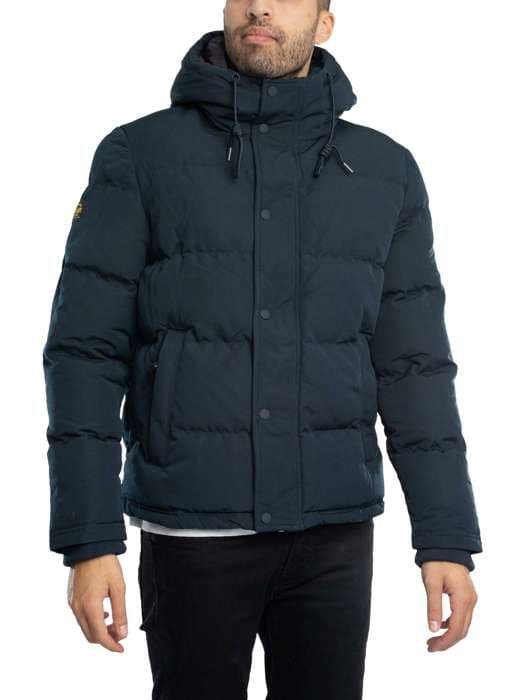 Kort Doudoune - SUPERDRY - Everest - Blå - 100% Polyester - Herr