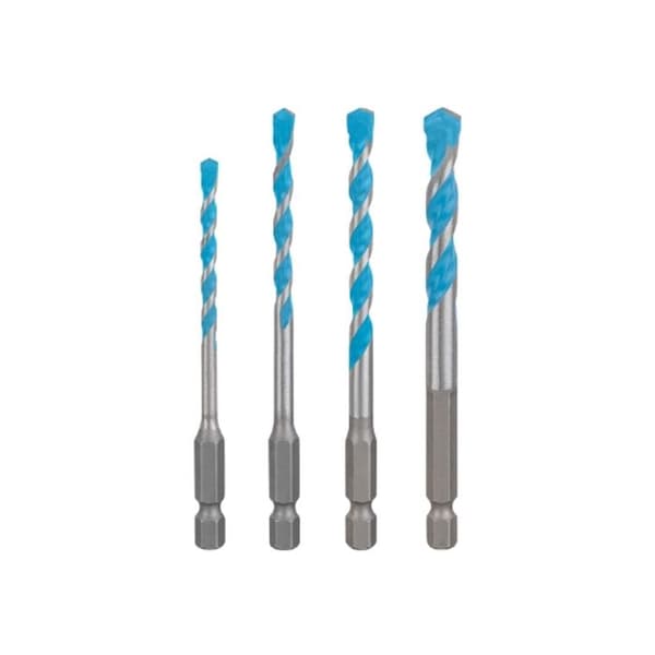 Borren - BOSCH - EXPERT HEX-9 MultiConstruction - 4 delar set 4/5/6/8 - Karbon - Hög precision