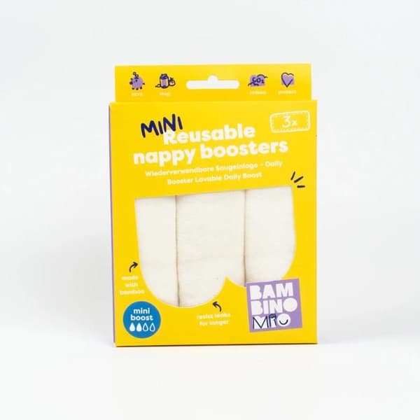 Bambino Mio Mini Boost tvättbar blöja (x3)